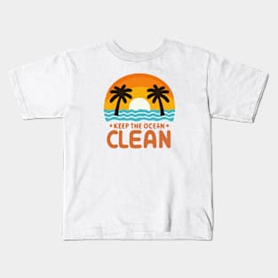 Keep The Ocean Clean Kids T-Shirt